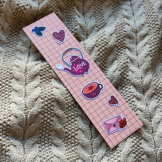 Cozy Hygge Bookmark – Warm & Minimalist Design – Comfort Gift for Book Lovers – Aesthetic Book Accessory – Single Bookmark
