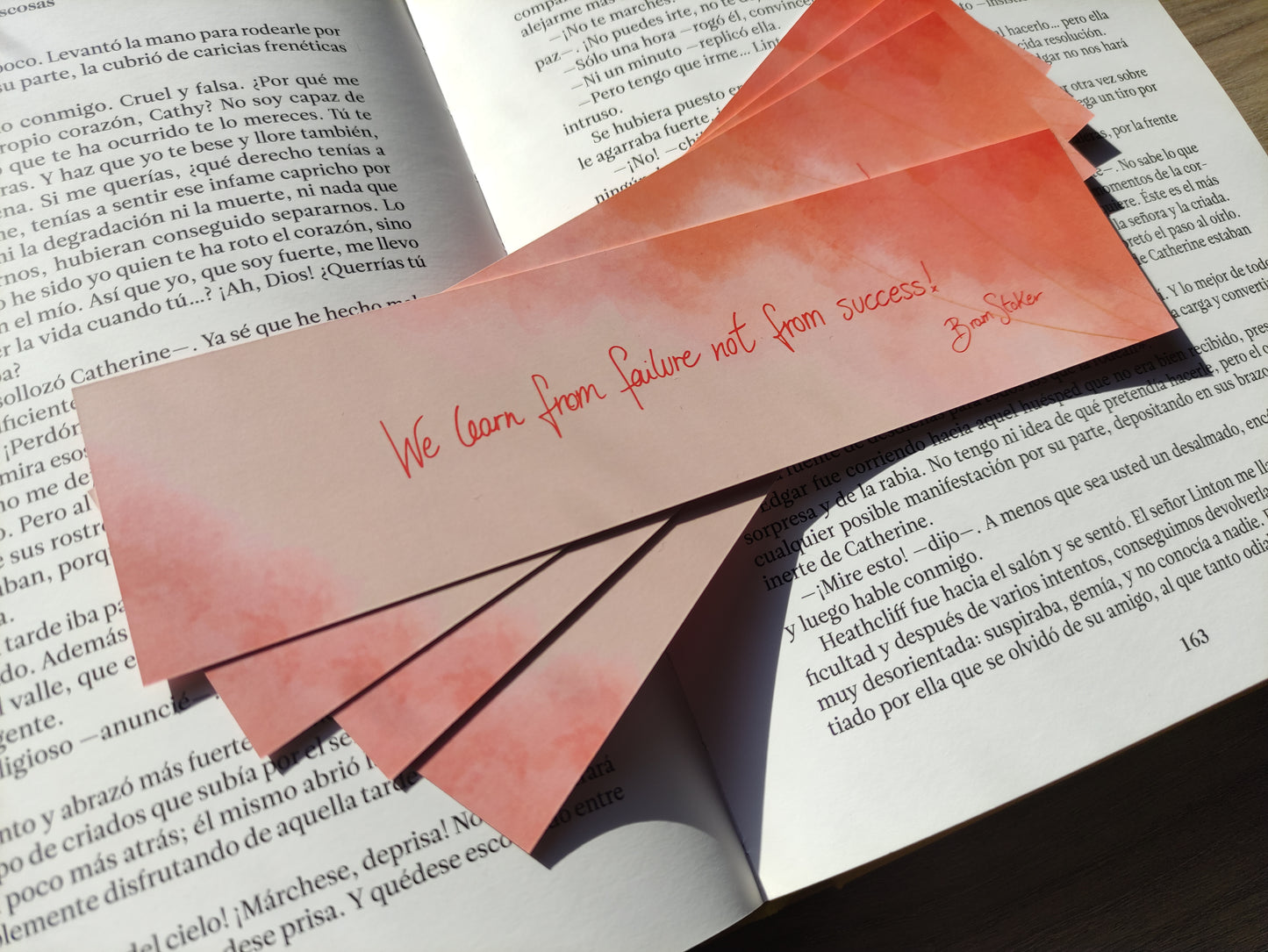 Bram Stoker Quote Bookmark – Gothic Literature Gift – Dracula Bookish Accessory – English Lit Gift for Readers – Single Bookmark