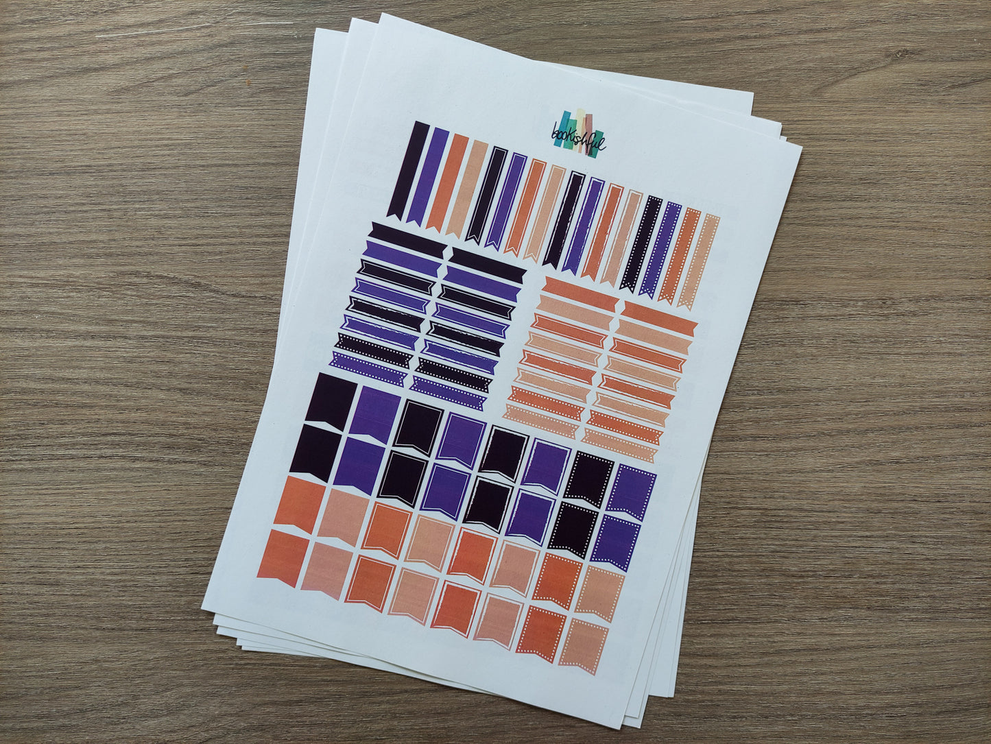 Printable Planner Sticker Kit – 300+ Classic Halloween Stickers for Journaling, Planners & Scrapbooking – 7 Pages PDF Instant Download