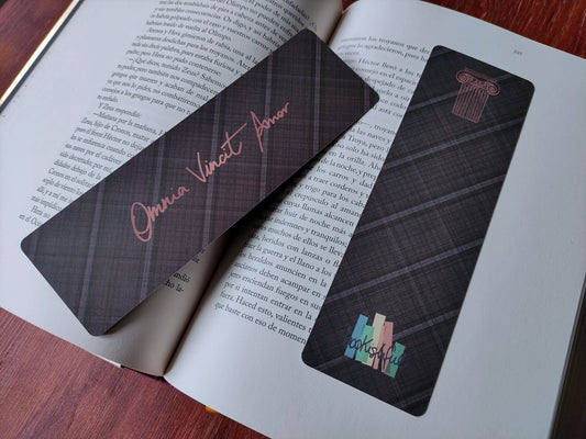 Dark Academia Bookmark Set, Greek Mythology, Virgil Quote, Light Academia Bookish Readers Gift