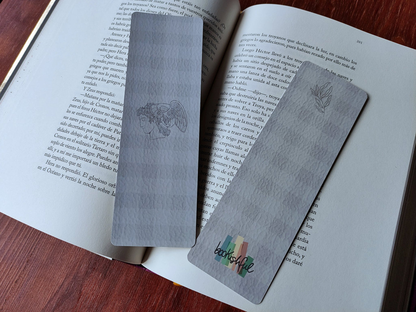 Dark Academia Bookmark Set, Greek Mythology, Virgil Quote, Light Academia Bookish Readers Gift