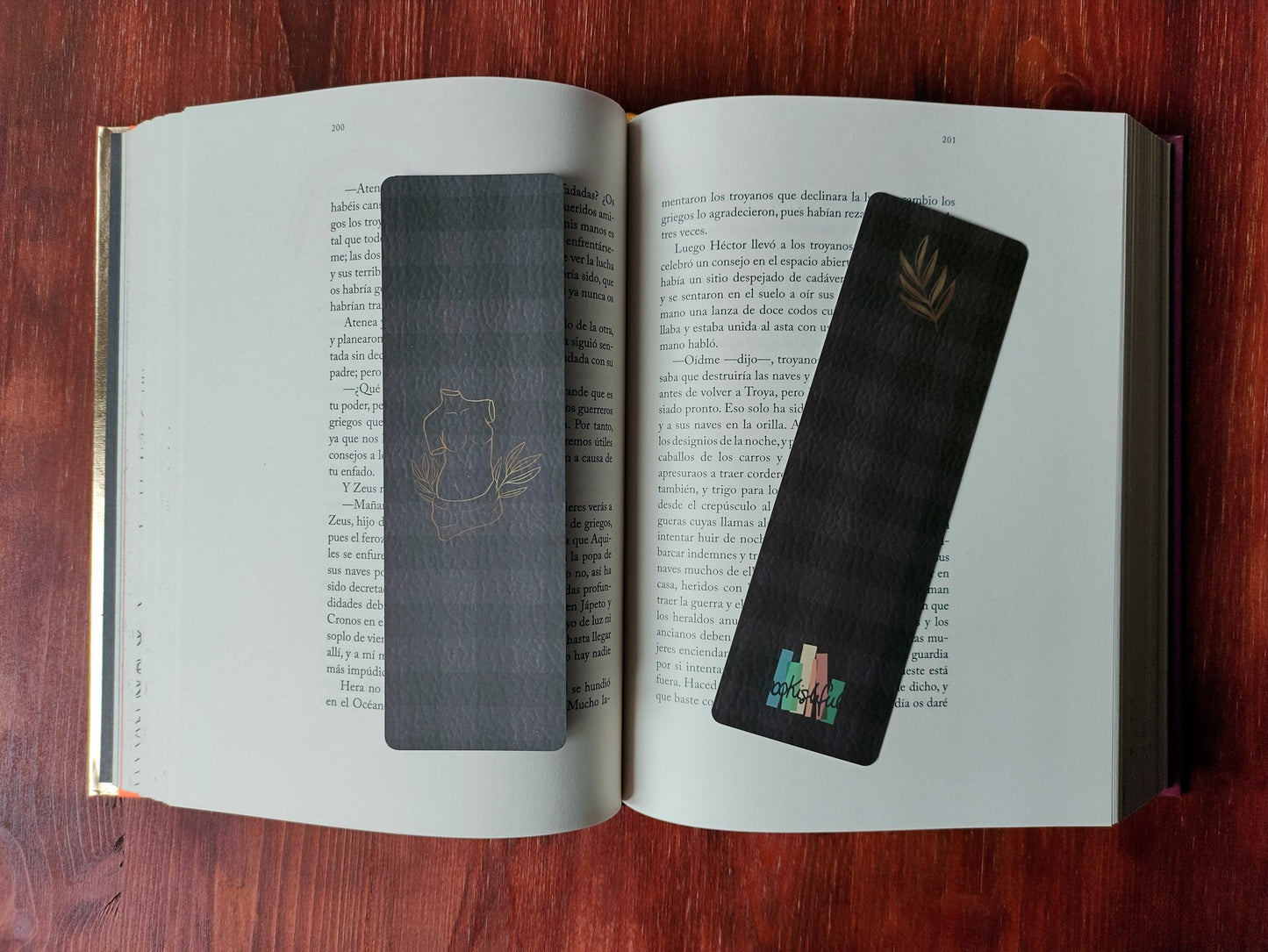 Dark Academia Bookmark Set, Greek Mythology, Virgil Quote, Light Academia Bookish Readers Gift