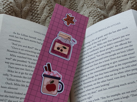 Cozy Hygge Bookmark – Warm & Minimalist Design – Comfort Gift for Book Lovers – Aesthetic Book Accessory – Single Bookmark