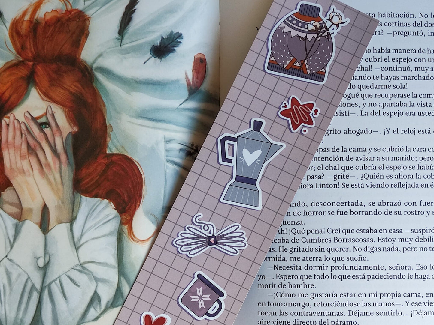 Cozy Hygge Bookmark – Warm & Minimalist Design – Comfort Gift for Book Lovers – Aesthetic Book Accessory – Single Bookmark