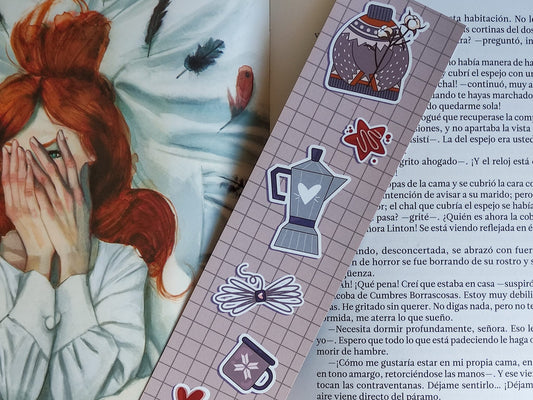 Cozy Hygge Bookmark – Warm & Minimalist Design – Comfort Gift for Book Lovers – Aesthetic Book Accessory – Single Bookmark