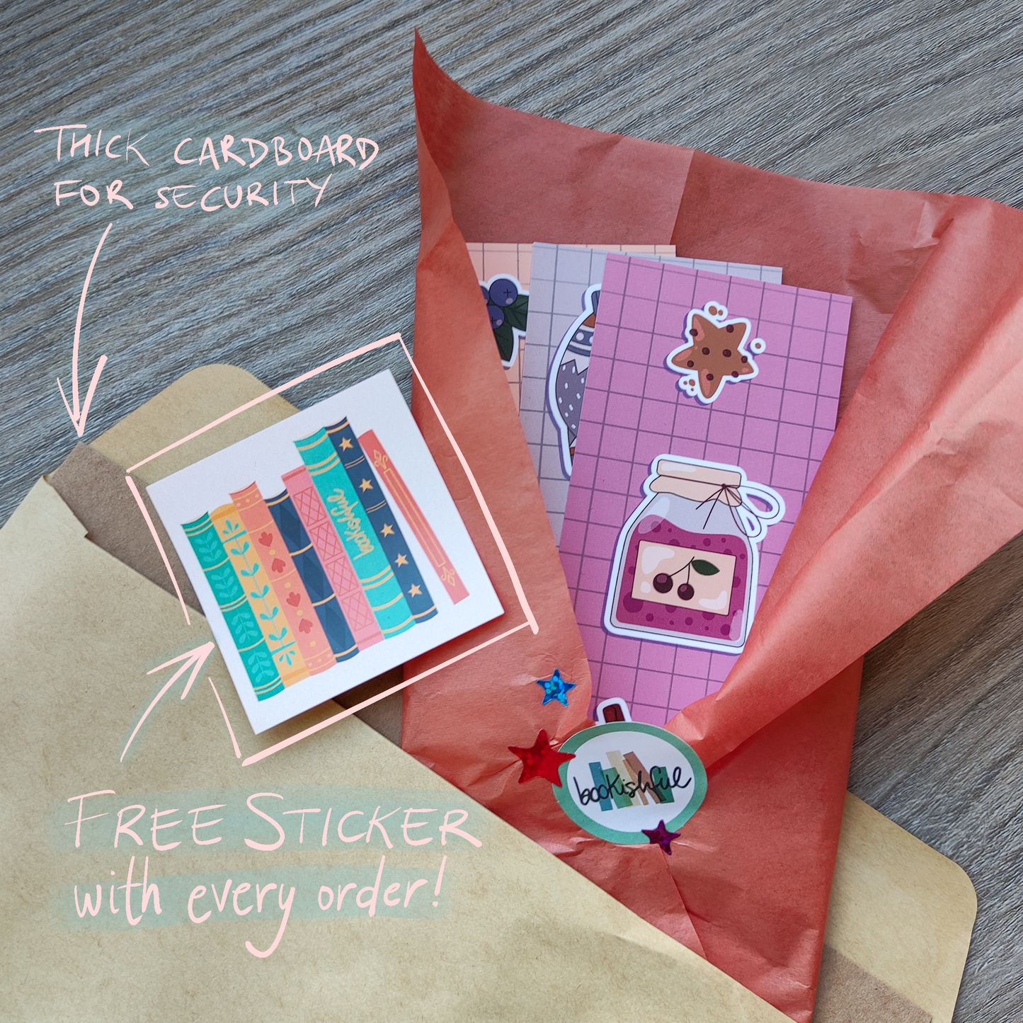 Cute Winter Bookmark – “The cold never bothered me anyway” – Cozy Aesthetic Stationery Gift – Bookish Winter Quote Bookmark