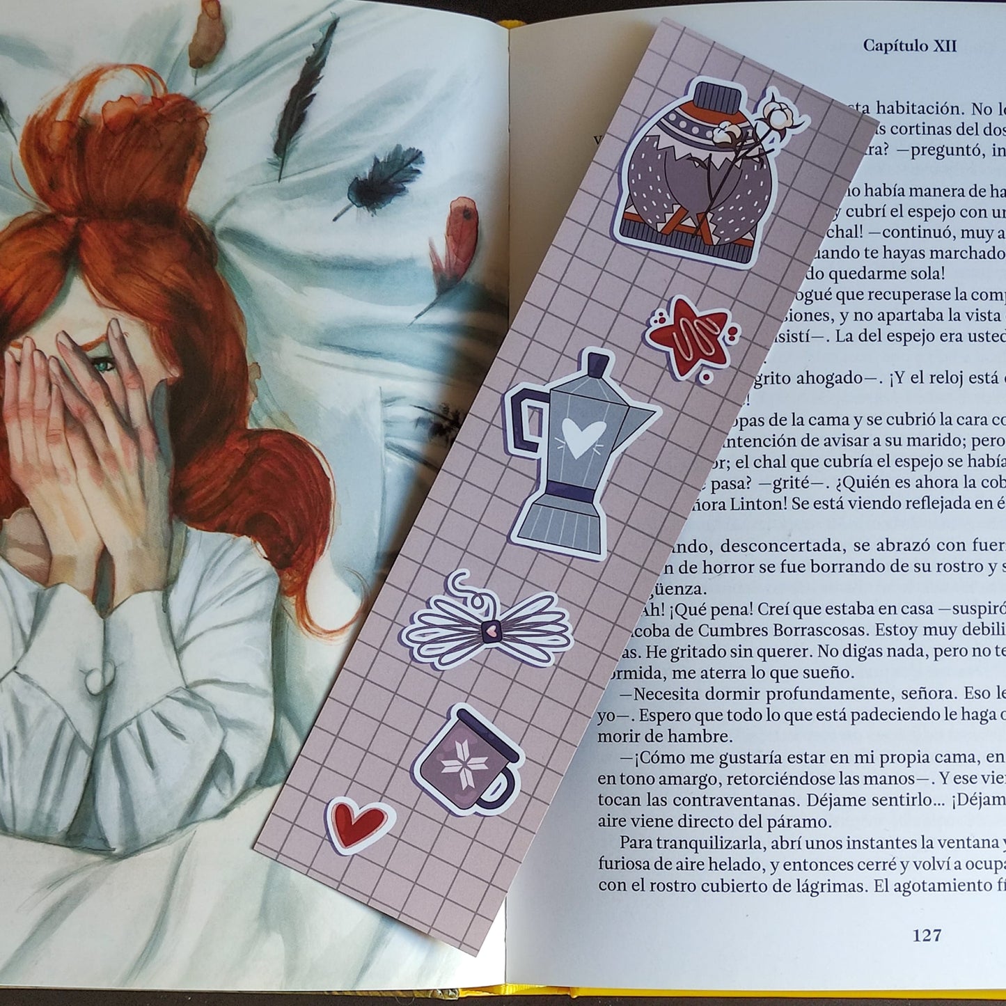 Cozy Bookmark Set of 3 – Hygge-Inspired Cute Designs – Gift for Readers – Aesthetic Book Accessories – Comfort & Warmth Bundle Discount