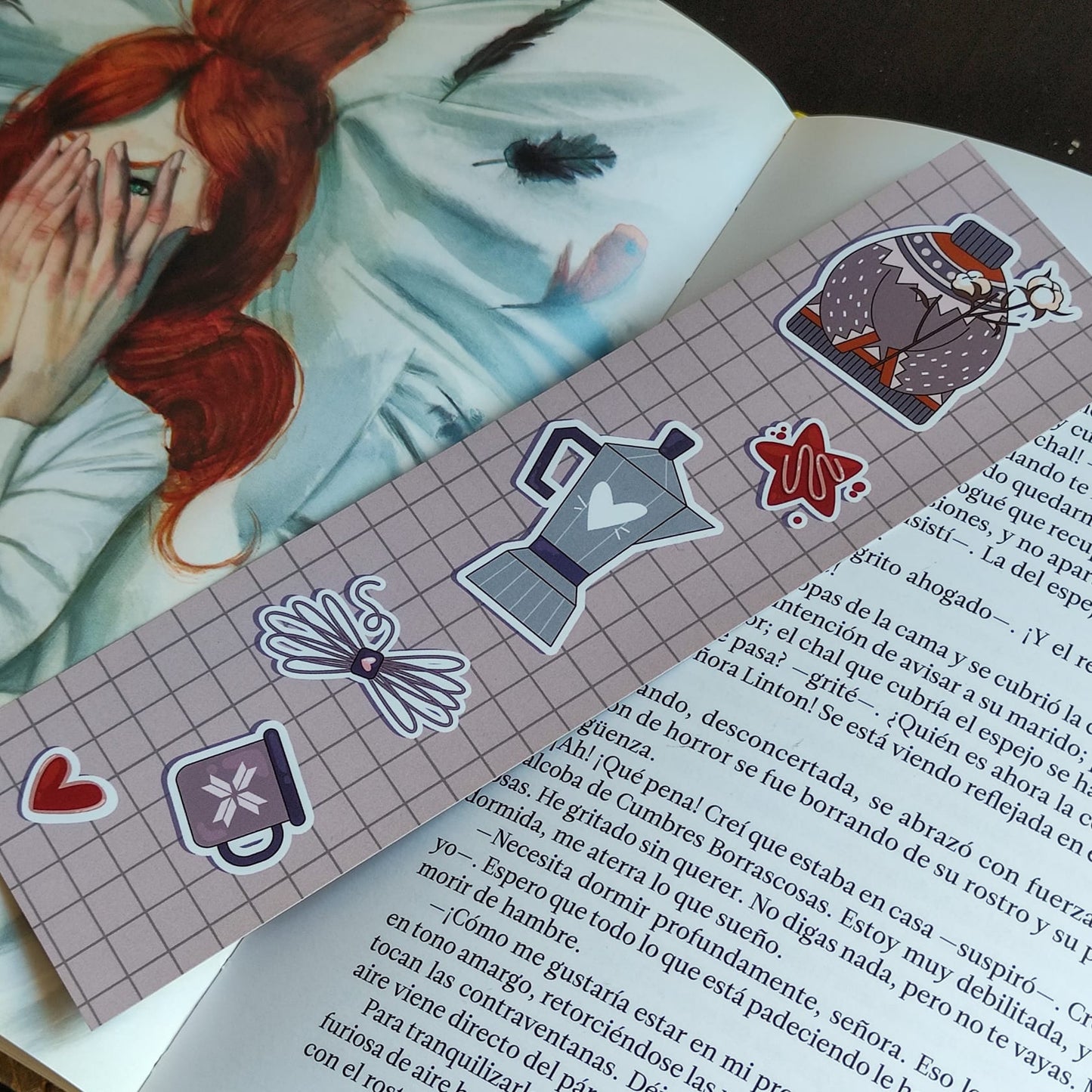 Cozy Hygge Bookmark – Warm & Minimalist Design – Comfort Gift for Book Lovers – Aesthetic Book Accessory – Single Bookmark