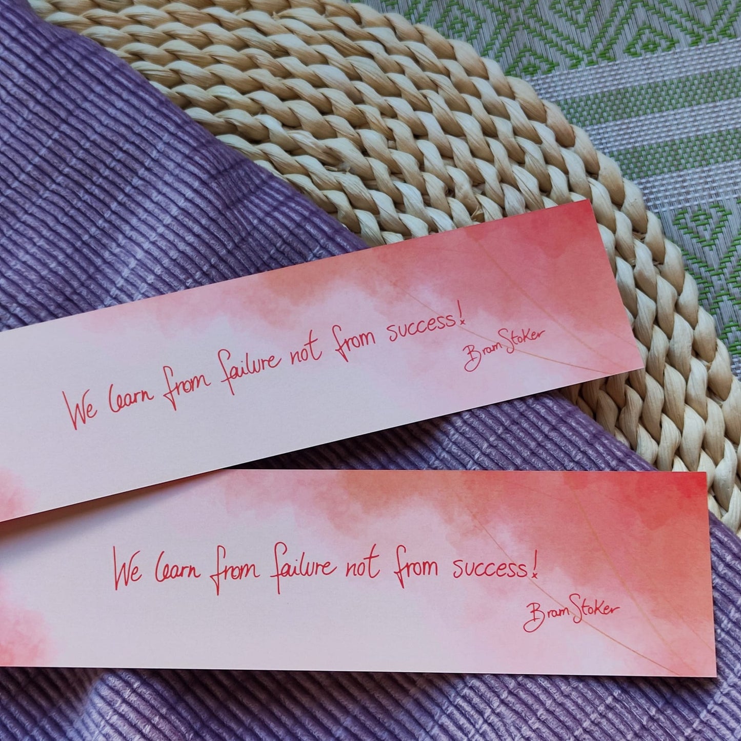 Bram Stoker Quote Bookmark – Gothic Literature Gift – Dracula Bookish Accessory – English Lit Gift for Readers – Single Bookmark