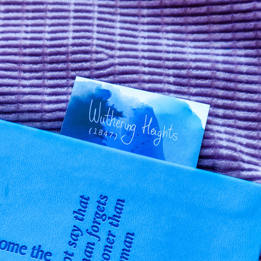 Emily Brontë Quote Bookmark – Gothic Literature Gift – Wuthering Heights Bookish Accessory – English Lit Gift for Readers – Single Bookmark