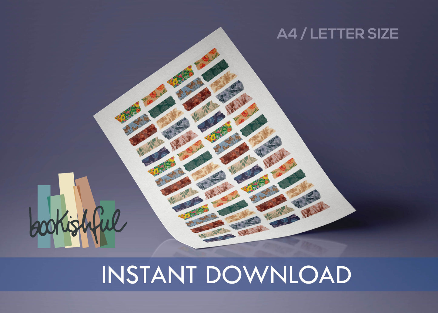 Vintage Floral Printable Sticker Kit – 280 Soft Aesthetic Journal Stickers for Junk Journal, Scrapbooking, Bullet Journal – PDF Download